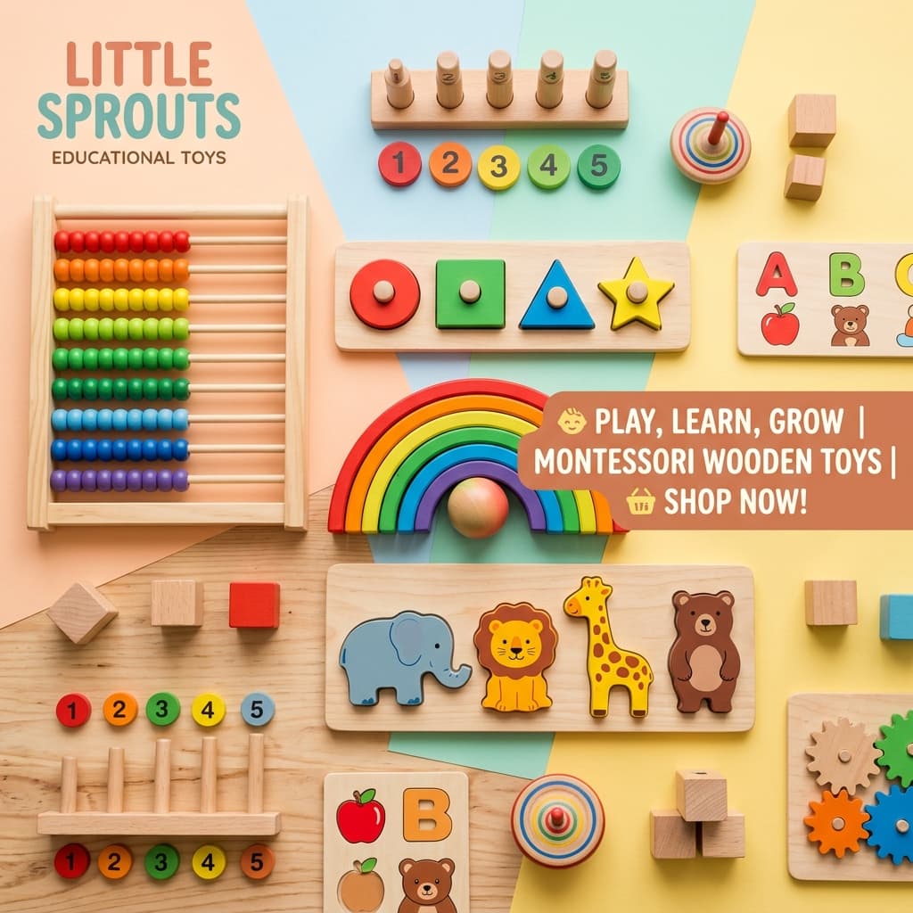 Educational Toy Banner 3 - Montessori Puzzles