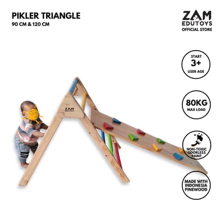 ZAM Edutoys - Pikler Plus Sliding 90cm 120cm