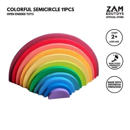 ZAM Edutoys - Colorful Semicircle